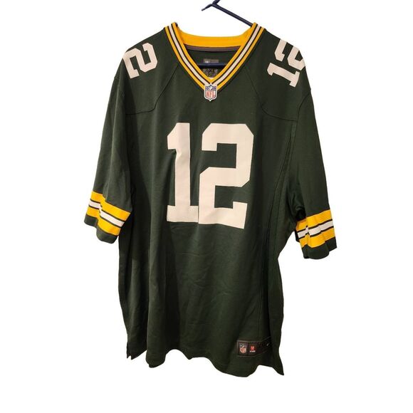 GREEN BAY PACKERS Aaron Rodgers  NFL Home Jersey 2X - Picture 1 of 4